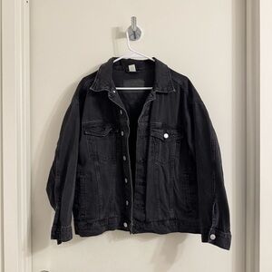 H&M Black Jean Jacket